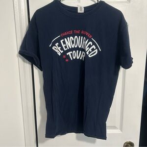 Chance The Rapper: Be Encouraged Tour T-Shirt Medium Navy Tee (excellent/VF)